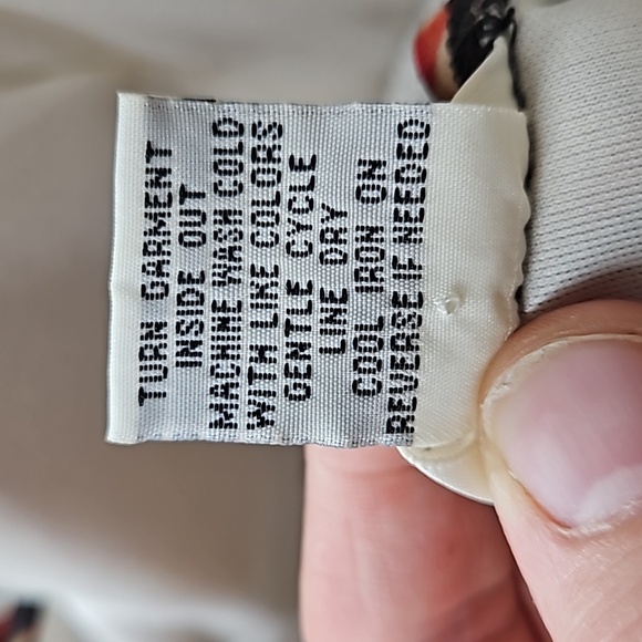 Studio Y, Sz Med, Halter, Dress,  Abstract, Red, Brown, Tan, Ruche, Hi/Lo Hem - Picture 13 of 16